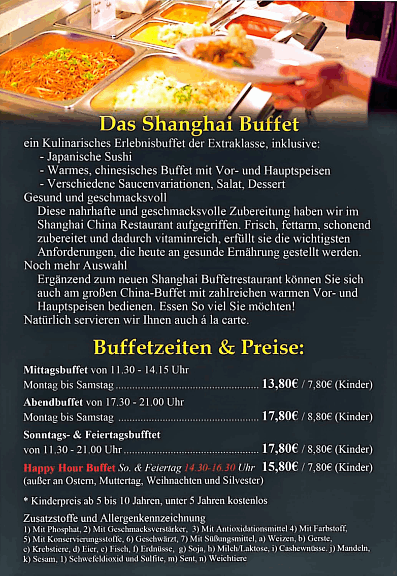 Shanghai Eppingen Buffet